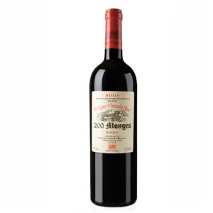 botella de vino Monges 200