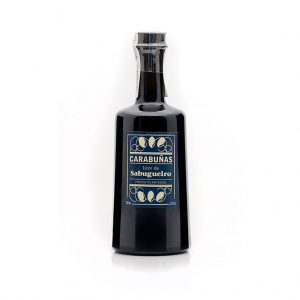 botella de licor de sabugueiro
